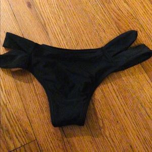 Black Brazilian Cut Bikini Bottom